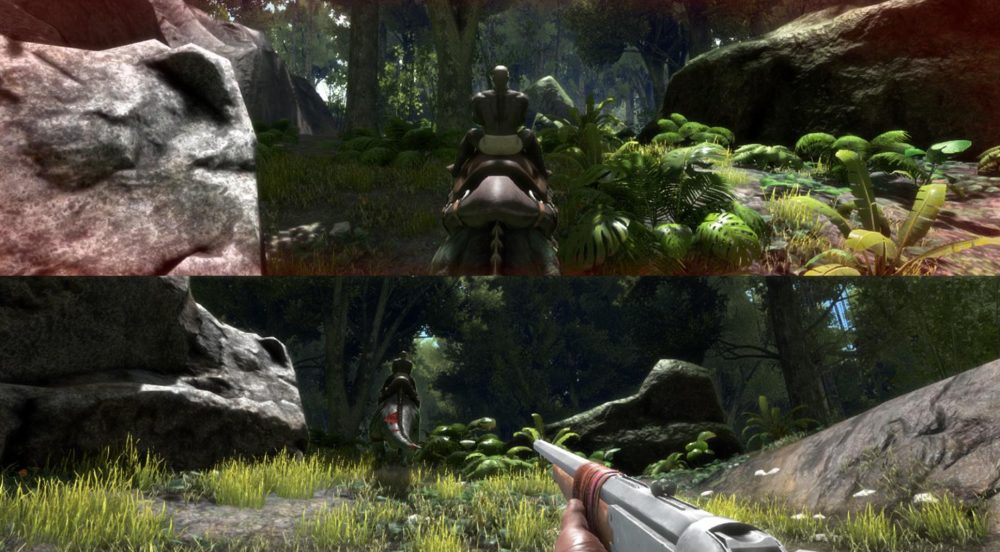 ark split-screen gameplay