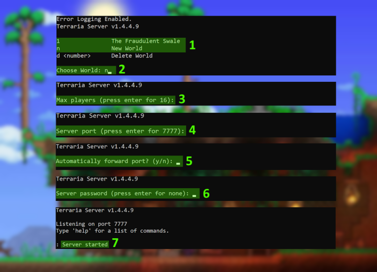 How to host a Terraria server? Godlike