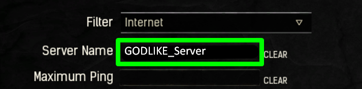 find server in game