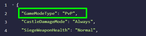 configuration file: PvP/PvE line