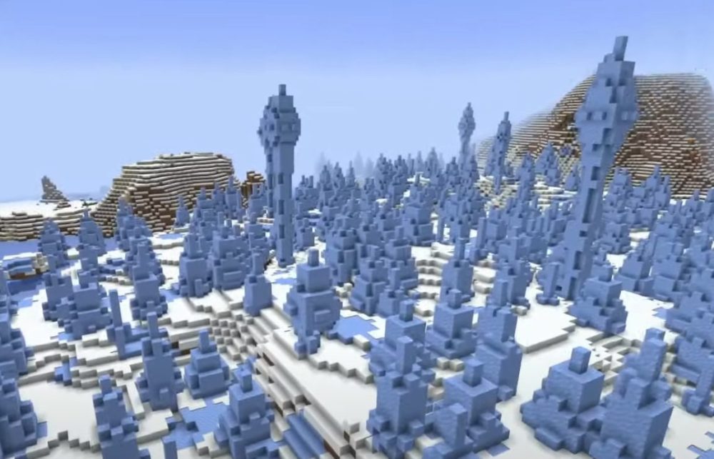 Біом льодових шипів у Minecraft