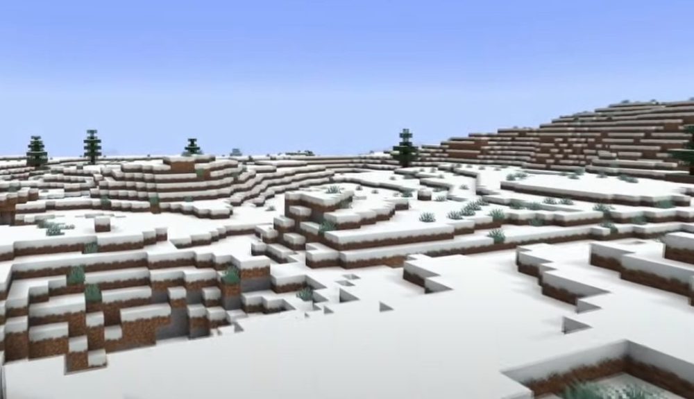 Сніговий біом у Minecraft