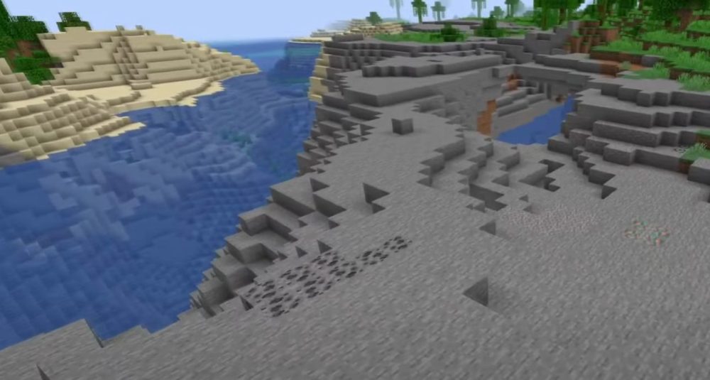 Біоми пляжу та кам'яних берегів у Minecraft