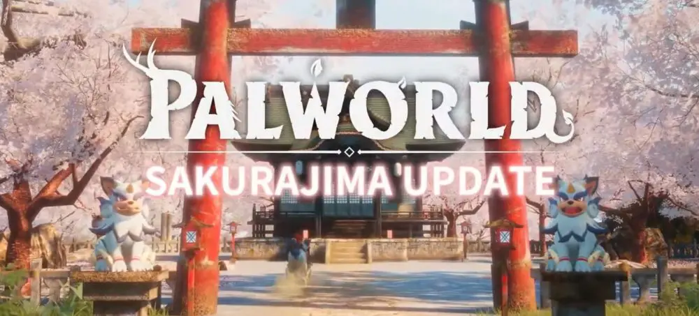 Detaljer om Sakurajima Update i Palworld