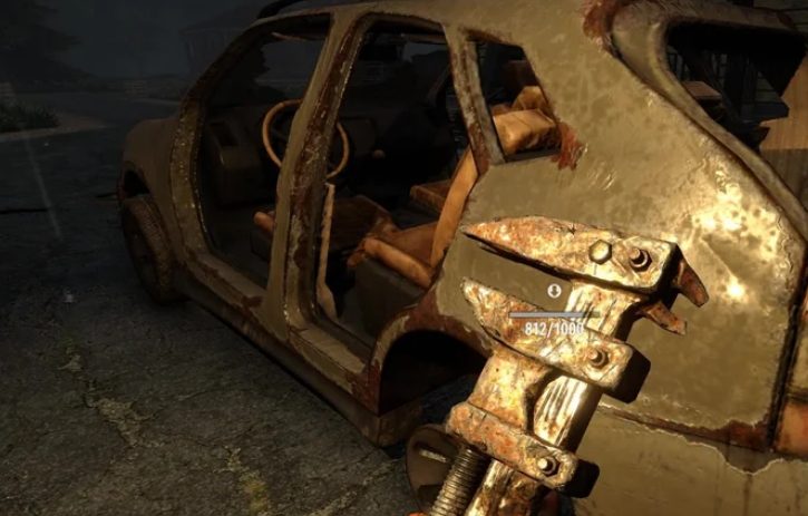 Dismantle a Car in 7 days to die