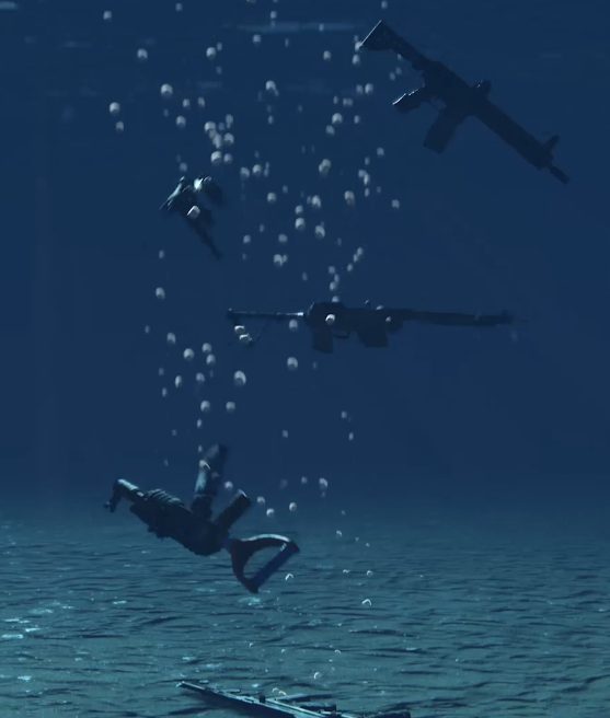 Realistic Underwater Item Behavior in Rust