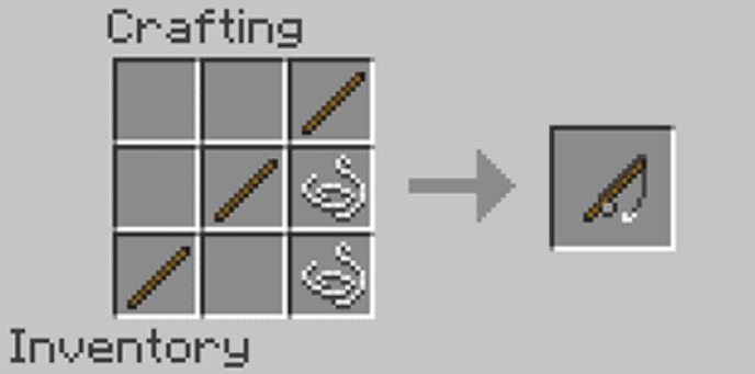 crafting fishing rod minecraft