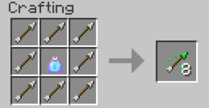 craft Tipped Arrows In Minecraft