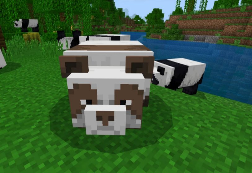 brown panda in minecraft