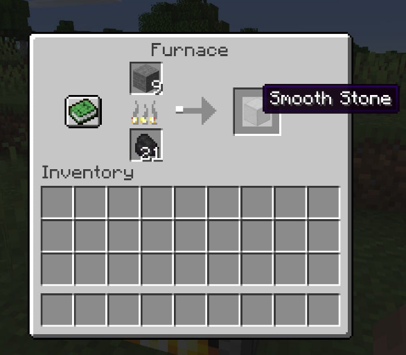 crafting smooth stone