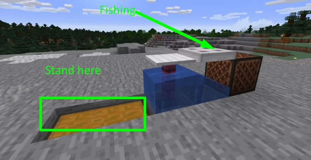 afk fishing minecraft tutorial