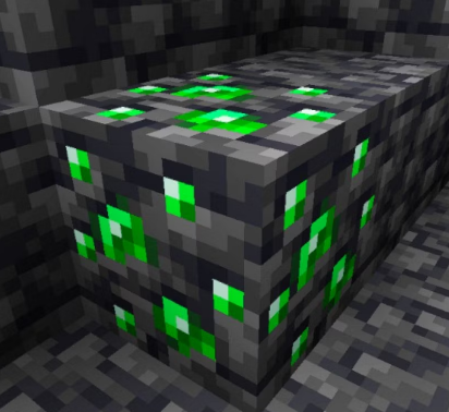 emeralds ore in minecraft