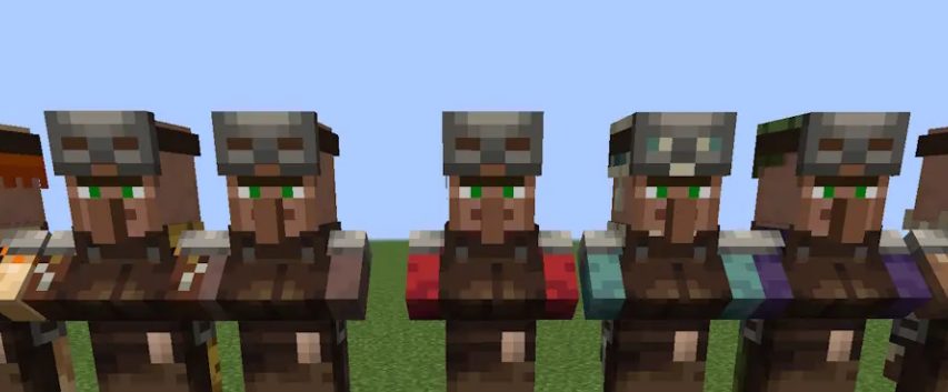 Armorer villager in minecraft