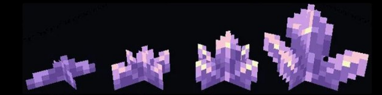 Amethyst geodes in minecraft