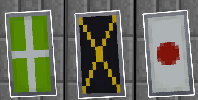 how to customise shield in minecraft