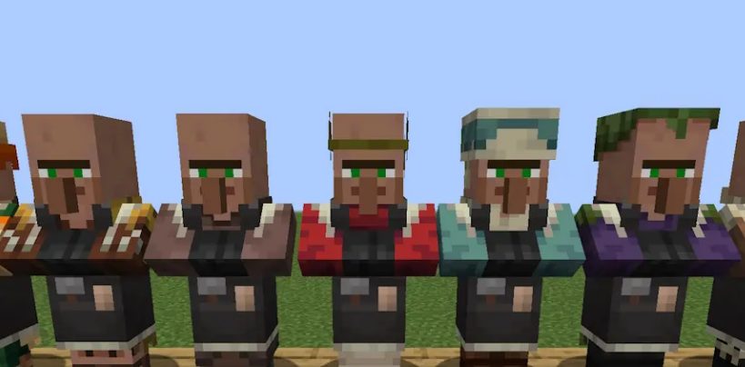 Mason villager in minecraft