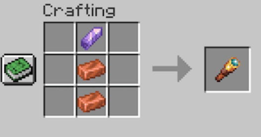 crafting from Amethyst in minecraft