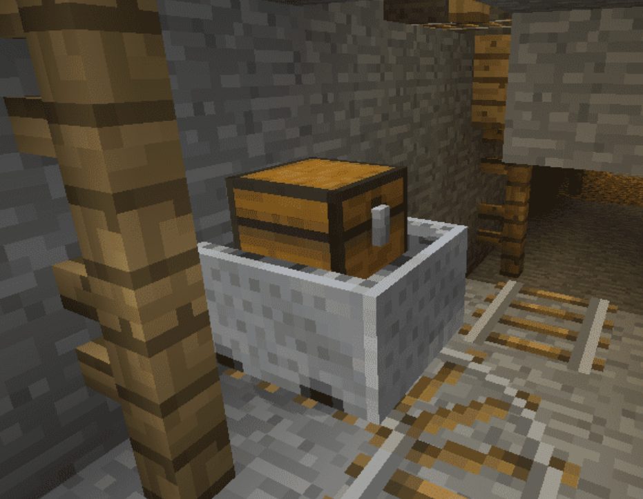 cave chest location in minecraft