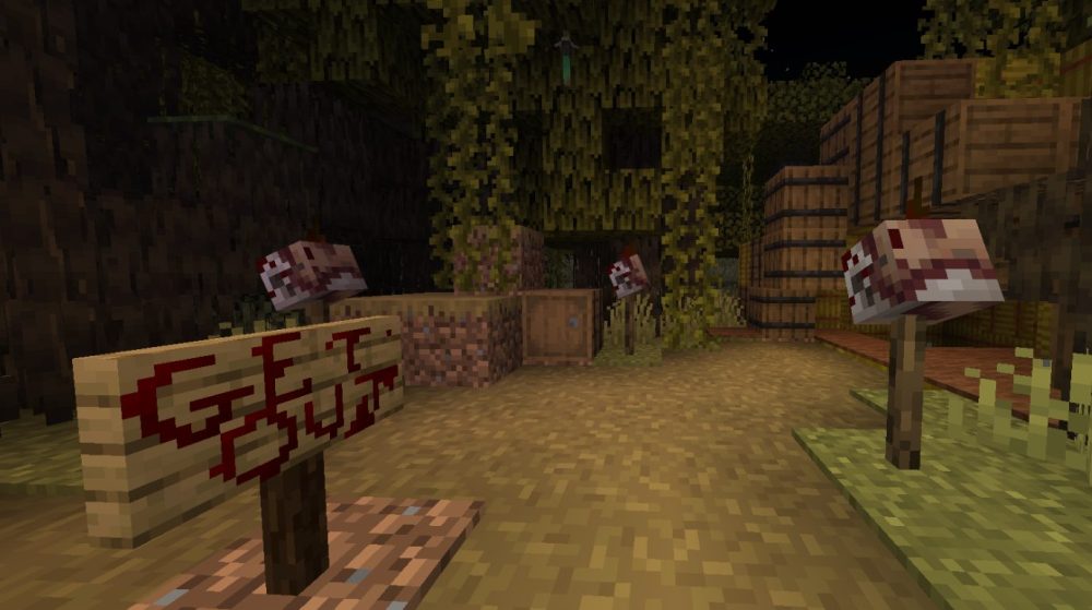 Horror Elements mod in Minecraft