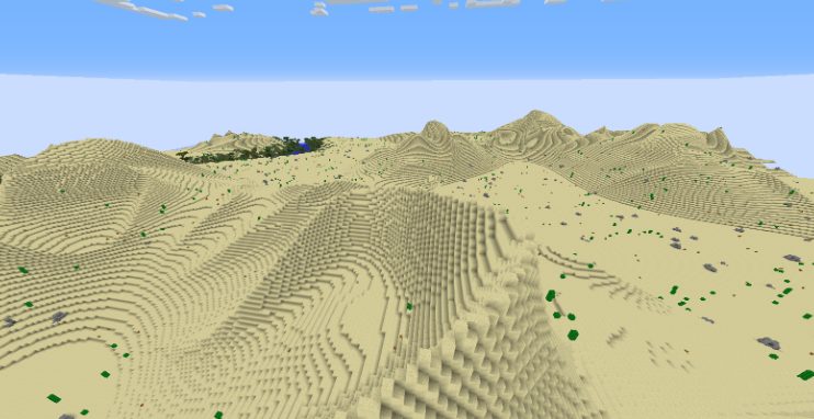 Realistic Terrain Generation mod in minecraft