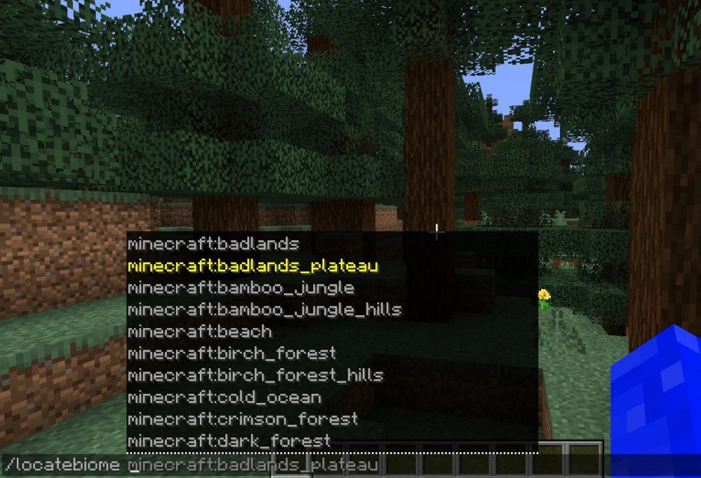 minecraft locate command