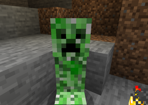 creeper Griefing in minecraft