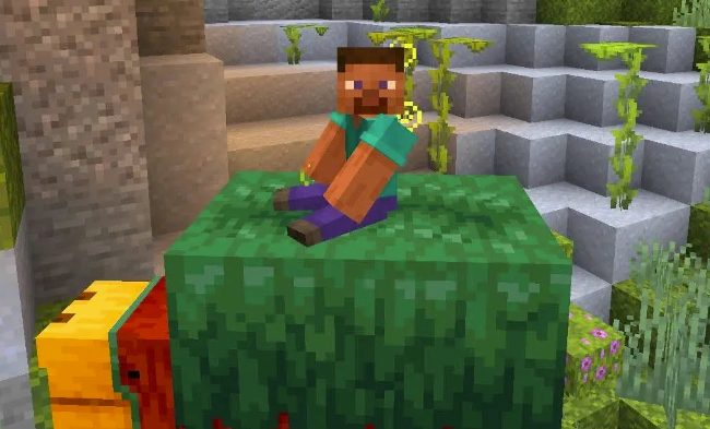 riding on sniffer in minecraft