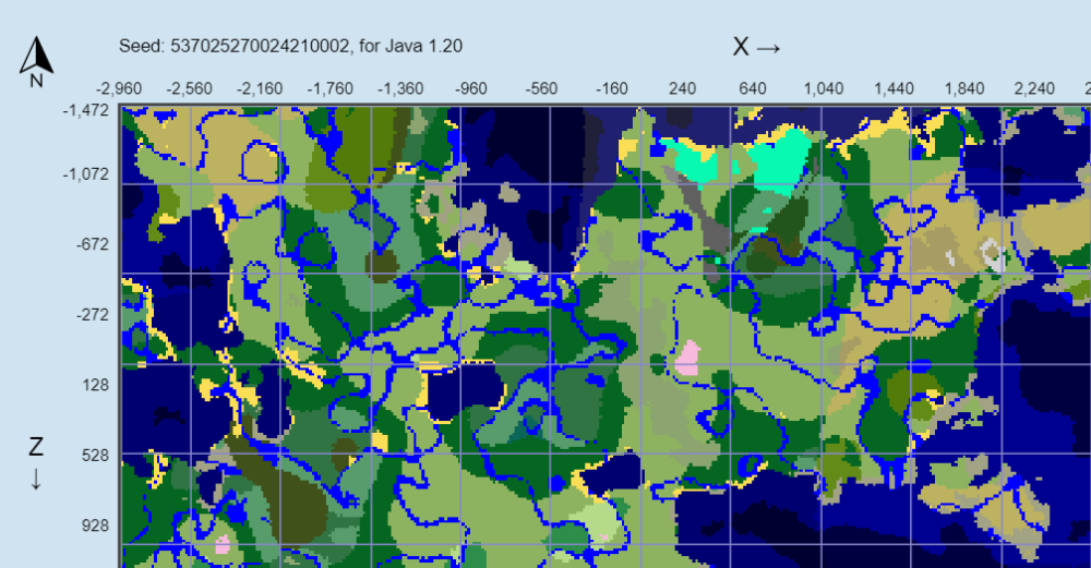 Chunkbase Biome Finder for minecraft