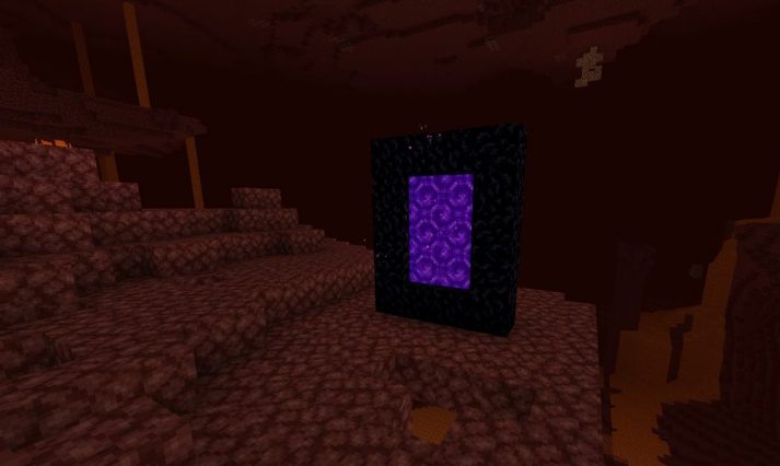 old nether world in minecraft