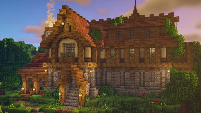 minecraft bedrock mansion seed