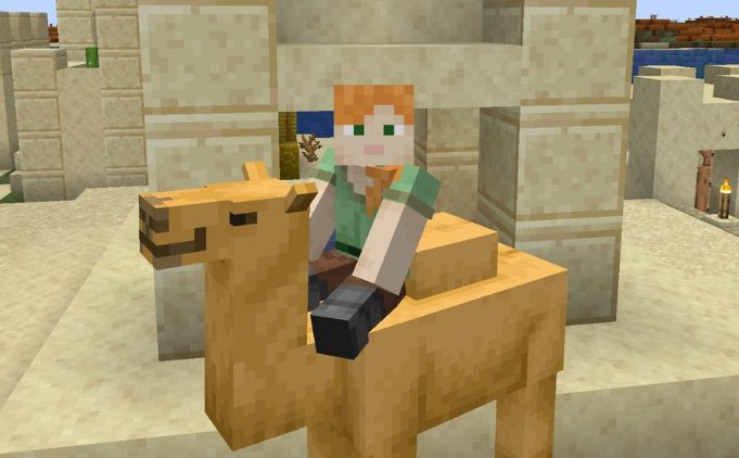 using camels in minecraft