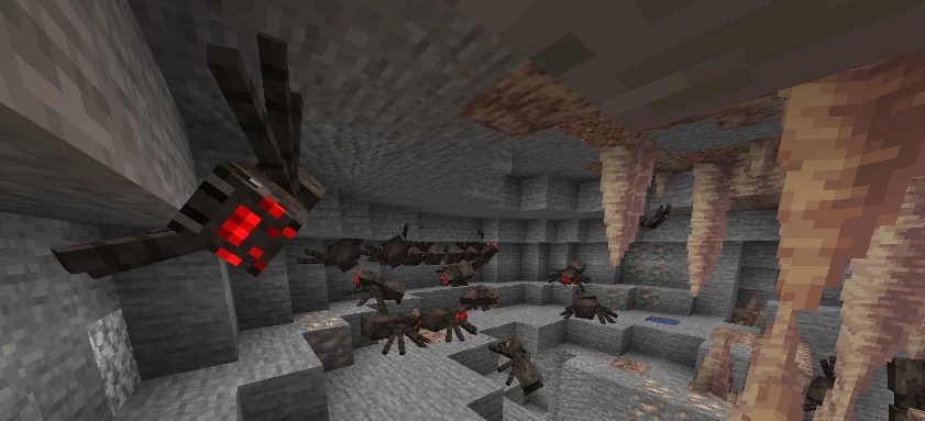 Nyf’s Spiders mod in Minecraft