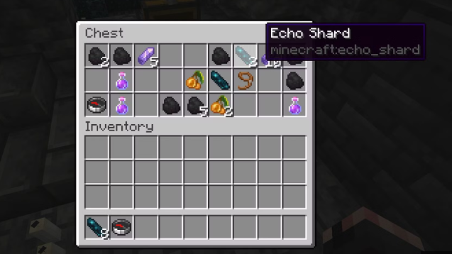 finding Echo Shard Minecraft