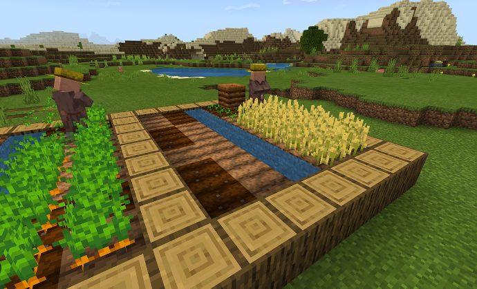 minecraft village farm