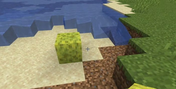 using sponges in minecraft