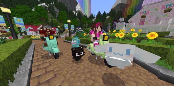 Minecraft Hello Kitty and Friends