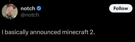 minecraft 2 announced