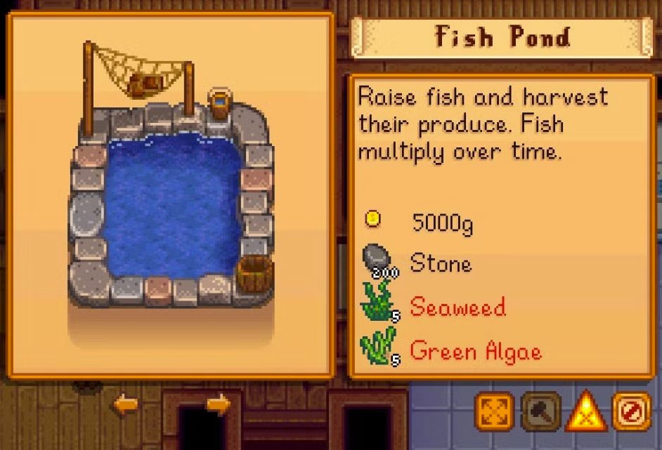 Fish pond stardew valley