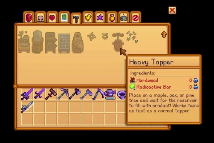 heavy tapper stardew valley