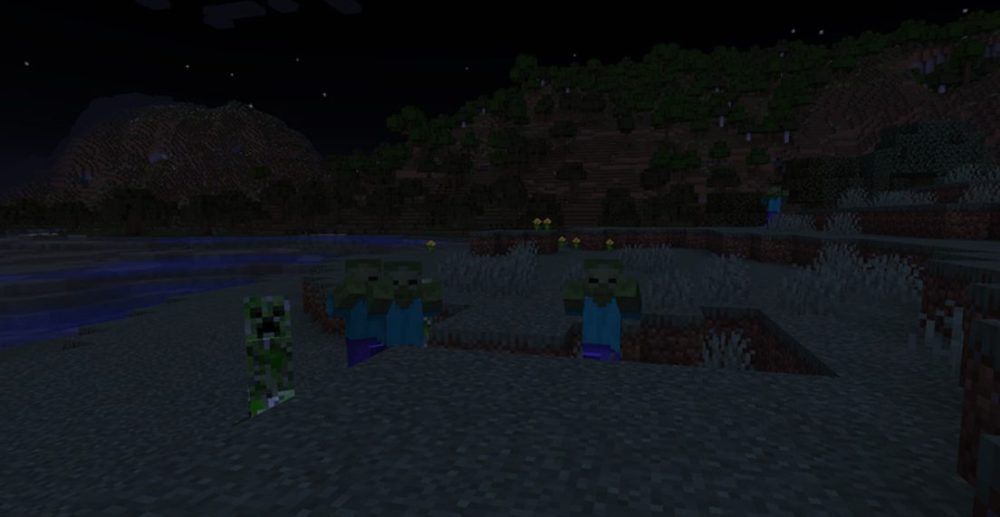 Minecraft Night mobs