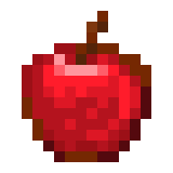 Apple item in Minecraft