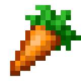 Carrot item in Minecraft