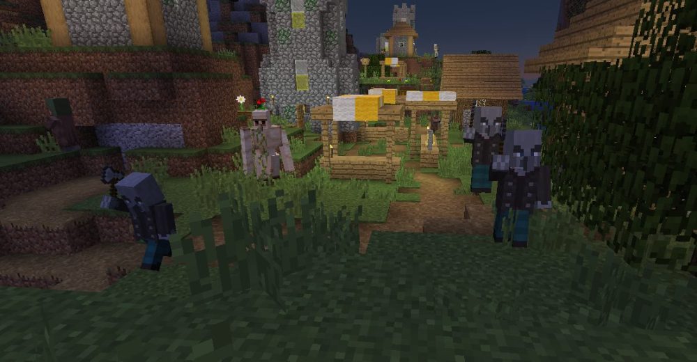 Illager Raids minecraft