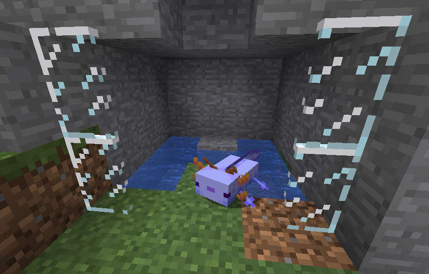 minecraft blue axolotl