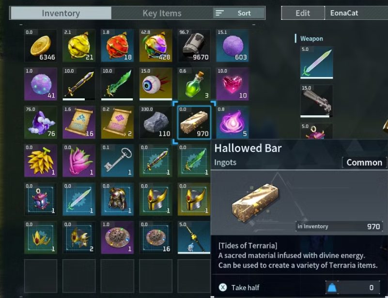 palworld Hallowed Bars