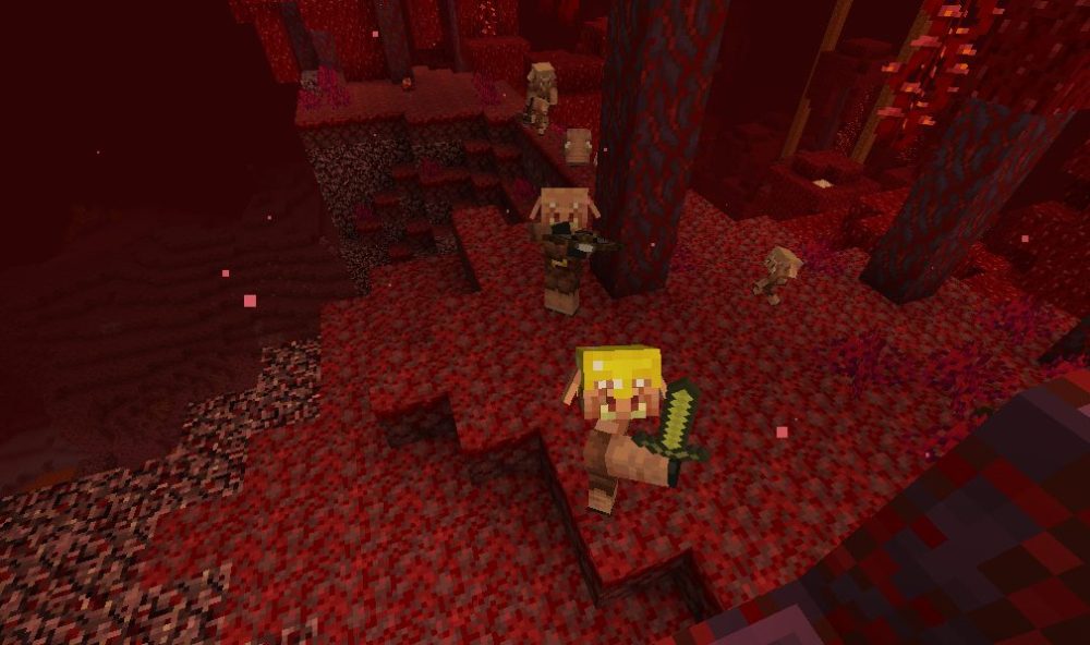 minecraft nether piglins