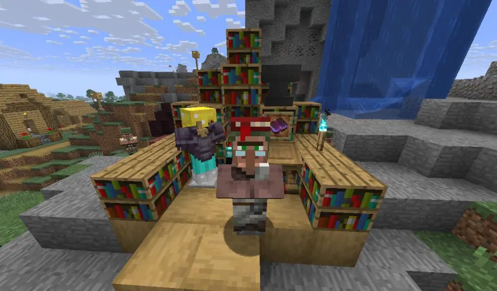 Hoe krijg je een Mending Villager in Minecraft