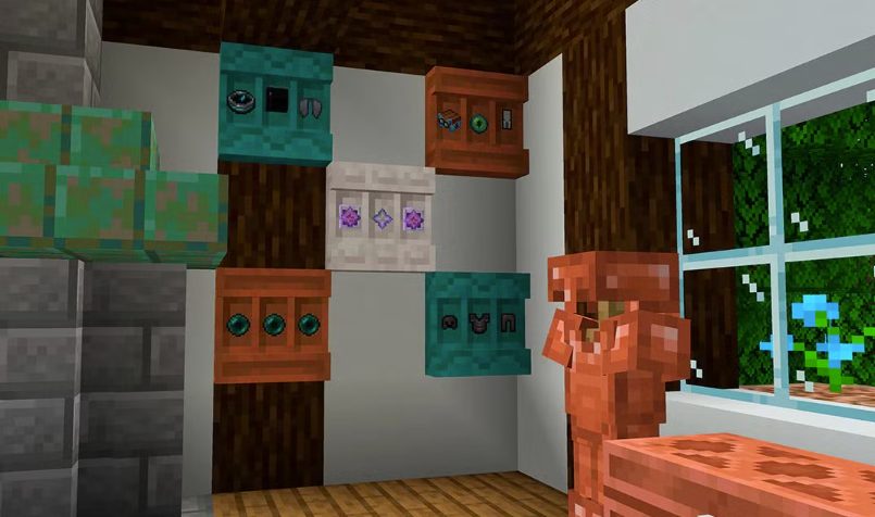 Minecraft Shelves designe