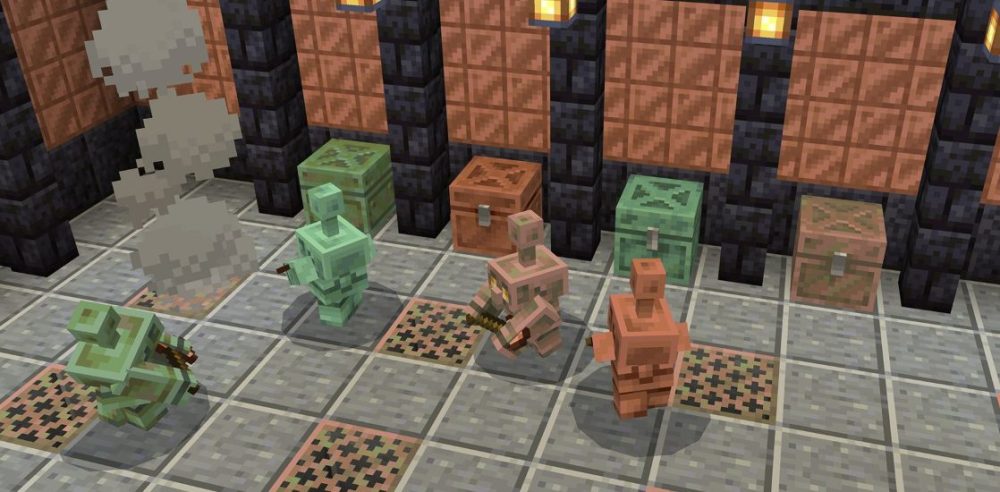 minecraft copper chests