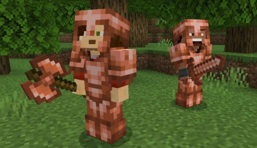 Minecraft Обновление меди 25w31a: Медный голем